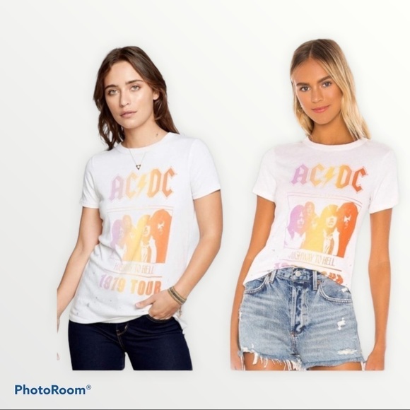 NEW CHASER x REVOLVE ACDC 1979 Tour Graphic Tee - Picture 1 of 5